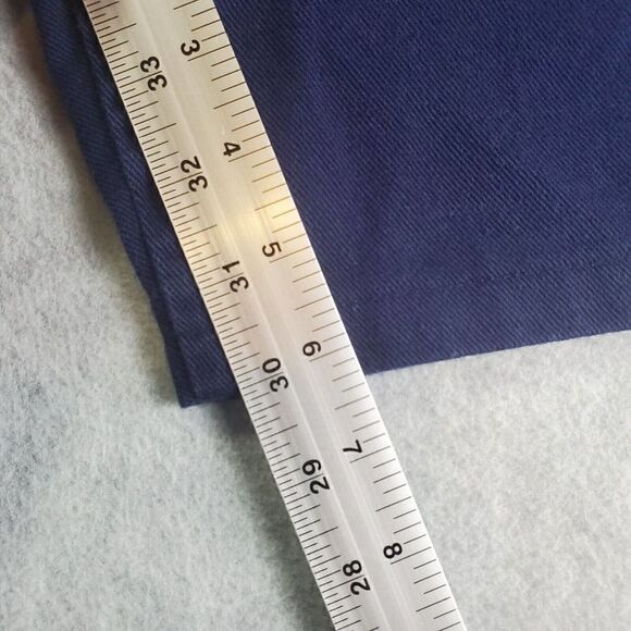 Vtg ENUF Jean Shorts Juniors 11/12 Blue Internationale Cargo Denim Made in USA - Picture 4 of 8